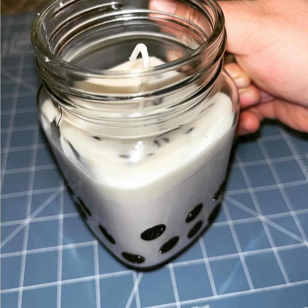 Boba Milk Tea Candle - Picture 2 of 4